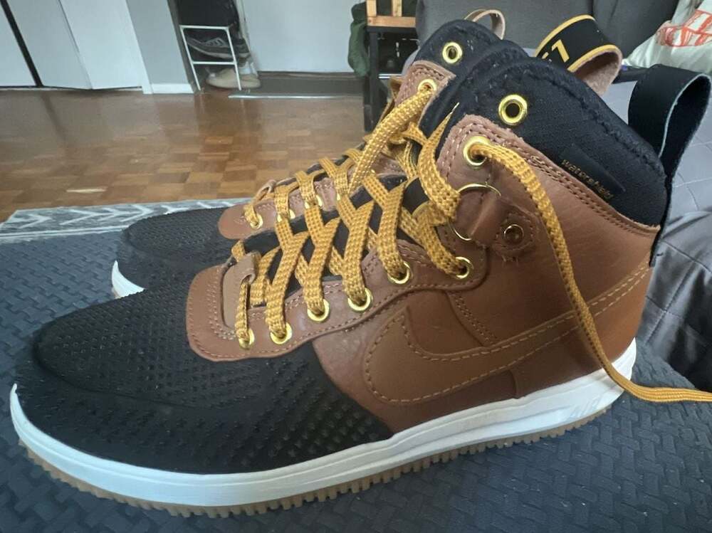 Nike Lunar Force 1 Duckboot 'Ale Brown/Black' (805899-202)